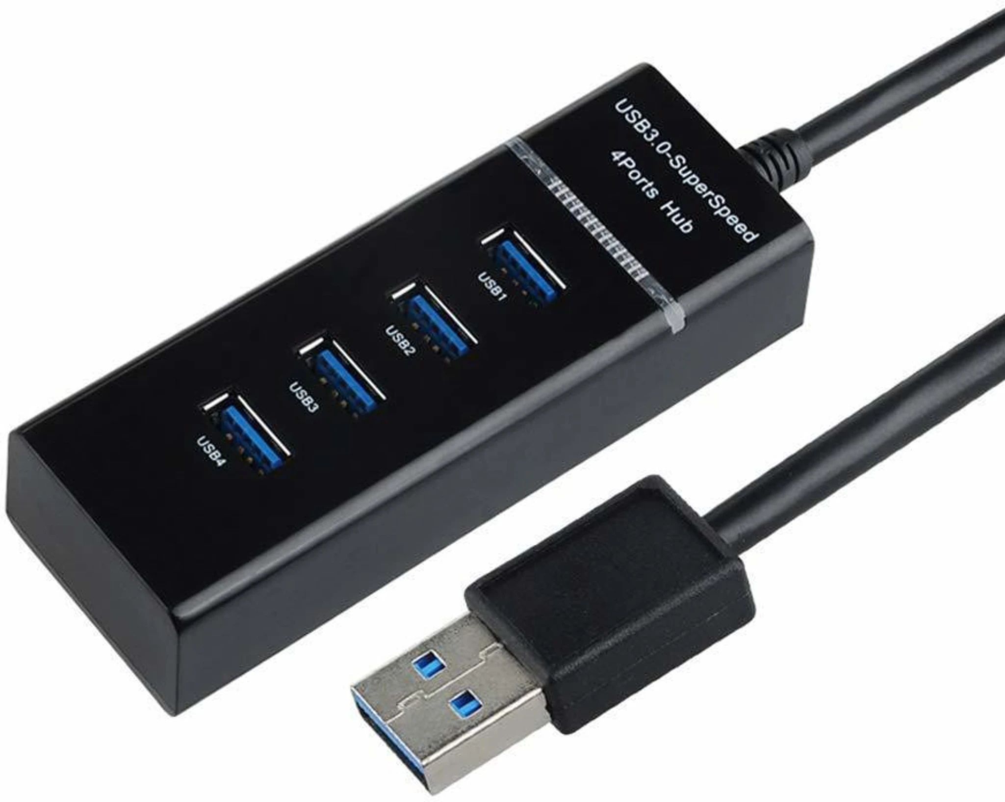 VYAR 4-Port USB Hub 3.0 for High-Speed Data Transfer Fast Transfer 4-Port USB 3.0 Hub for All Devices USB Hub-image-13