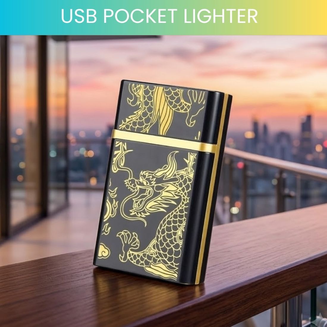 clairbell Portable Windproof Legend Lighter for Camping and Everyday Use VC433 Pocket Lighter-picture-2