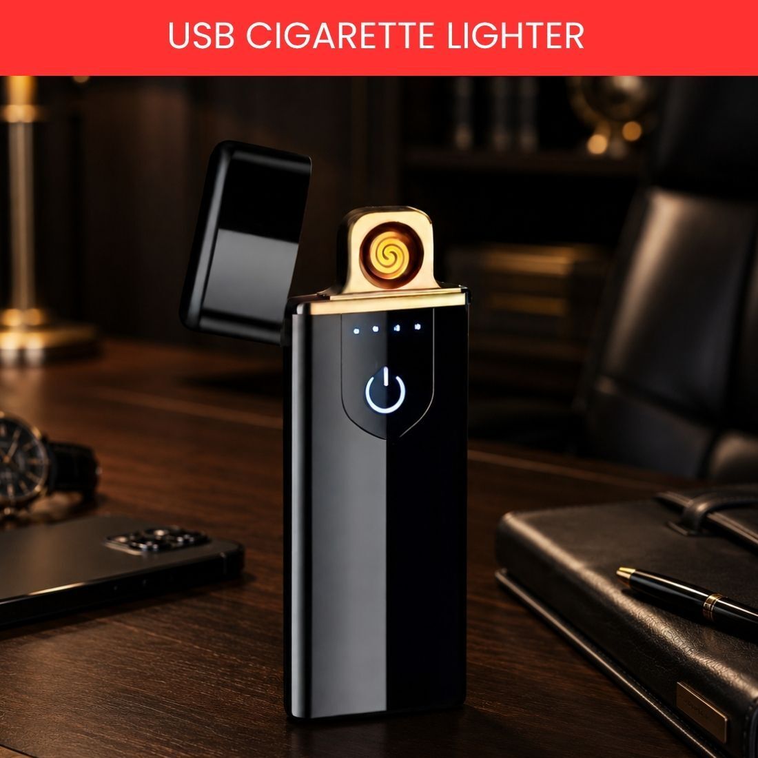 clairbell Touch USB Rechargeable Electric Arc Lighter for Everyday Use DB135 Pocket Lighter-picture-16