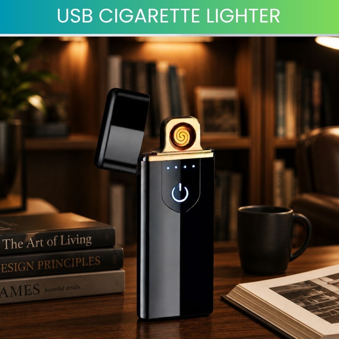 Touch USB Rechargeable Electric Arc Lighter for Everyday Use AC373 Pocket Lighter-image-16