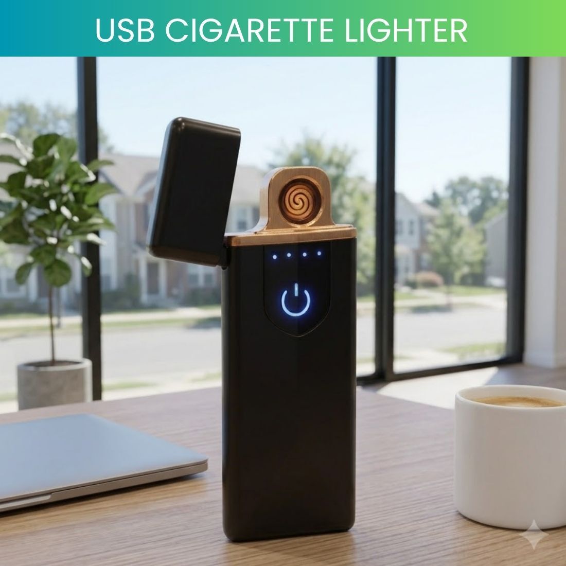 guggu Touch USB Rechargeable Electric Arc Lighter for Everyday Use CV379 Pocket Lighter-picture-14