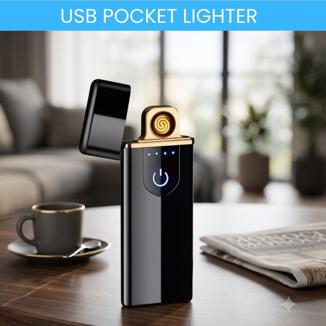 Touch USB Rechargeable Electric Arc Lighter for Everyday Use DC3 Pocket Lighter-image-33