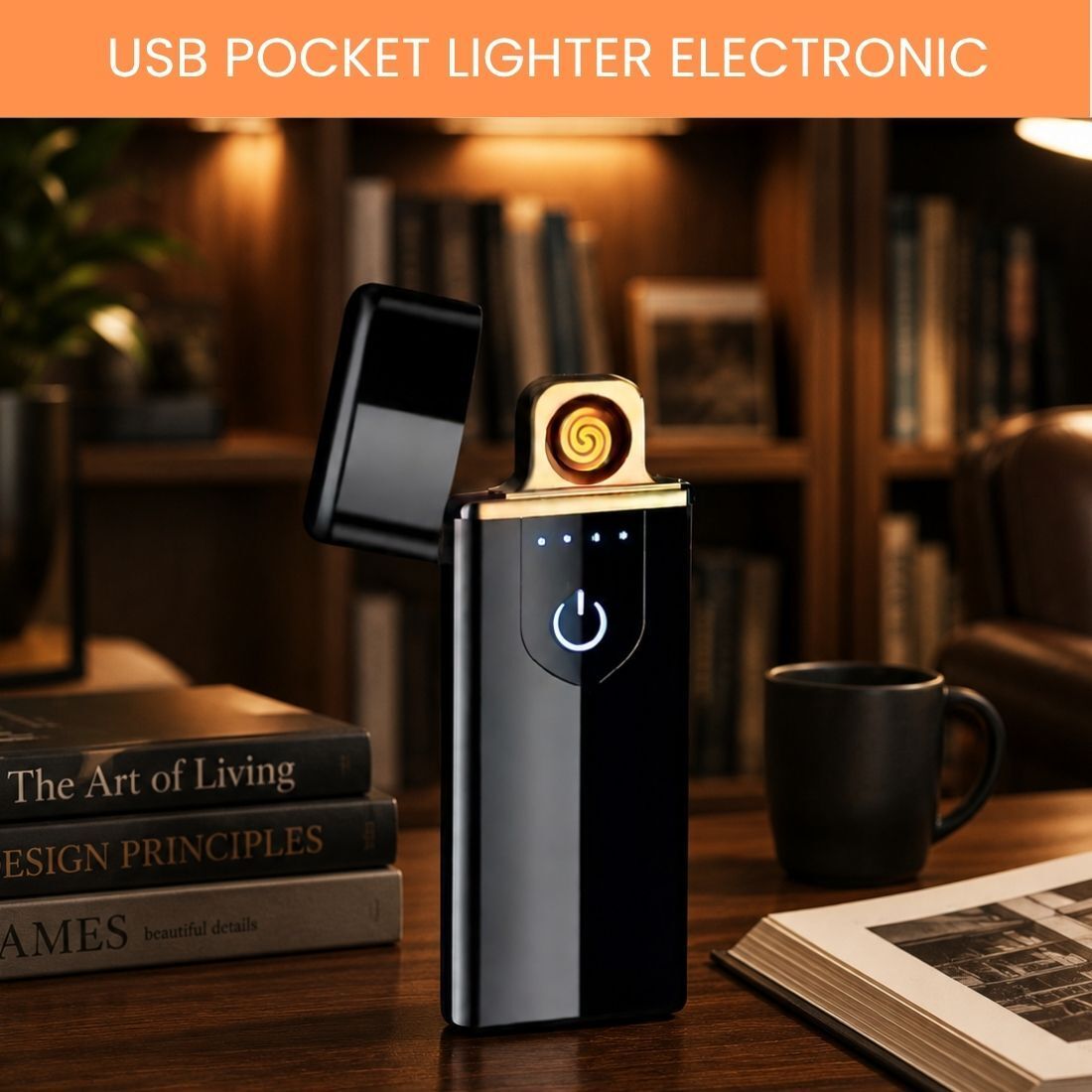 guggu Touch USB Rechargeable Electric Arc Lighter for Everyday Use CC143 Pocket Lighter-picture-30