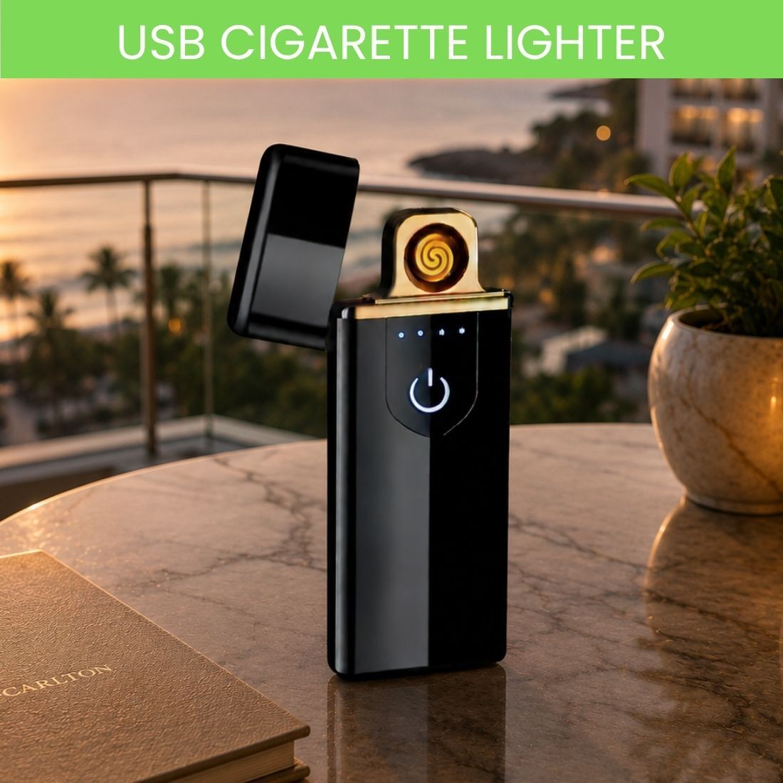 Touch USB Rechargeable Electric Arc Lighter for Everyday Use AC213 Pocket Lighter-image-43