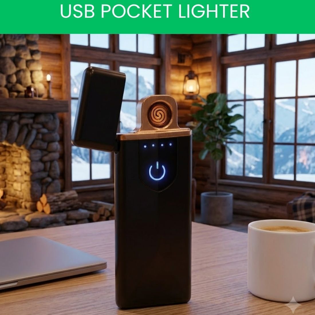 sacro Touch USB Rechargeable Electric Arc Lighter for Everyday Use HB175 Pocket Lighter-picture-28