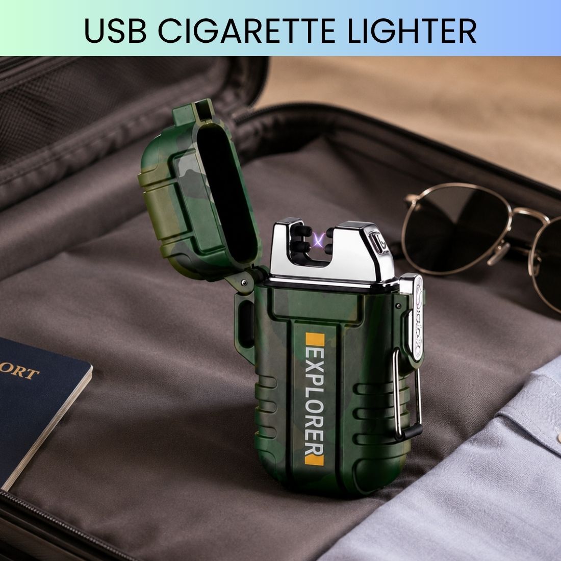 frony USB Rechargeable Electric Lighter with Windproof Arc FC368 Pocket Lighter-picture-33