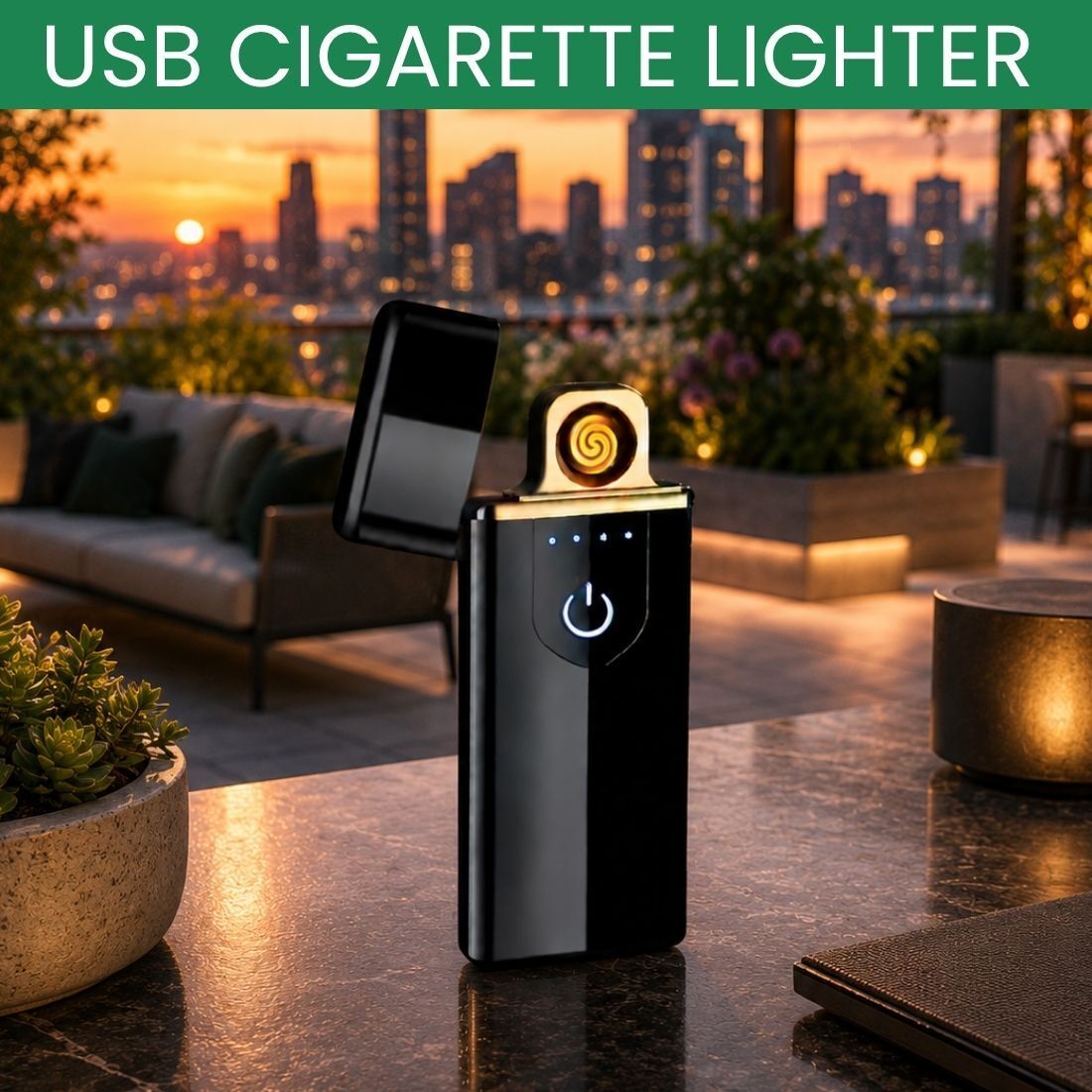 frony Touch USB Rechargeable Electric Arc Lighter for Everyday Use EC408 Pocket Lighter-picture-11