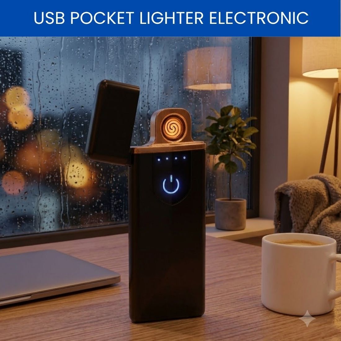 clairbell Touch USB Rechargeable Electric Arc Lighter for Everyday Use AV149 Pocket Lighter-picture-15