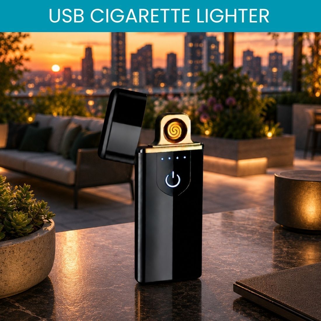 clairbell Touch USB Rechargeable Electric Arc Lighter for Everyday Use AZ101 Pocket Lighter-picture-30
