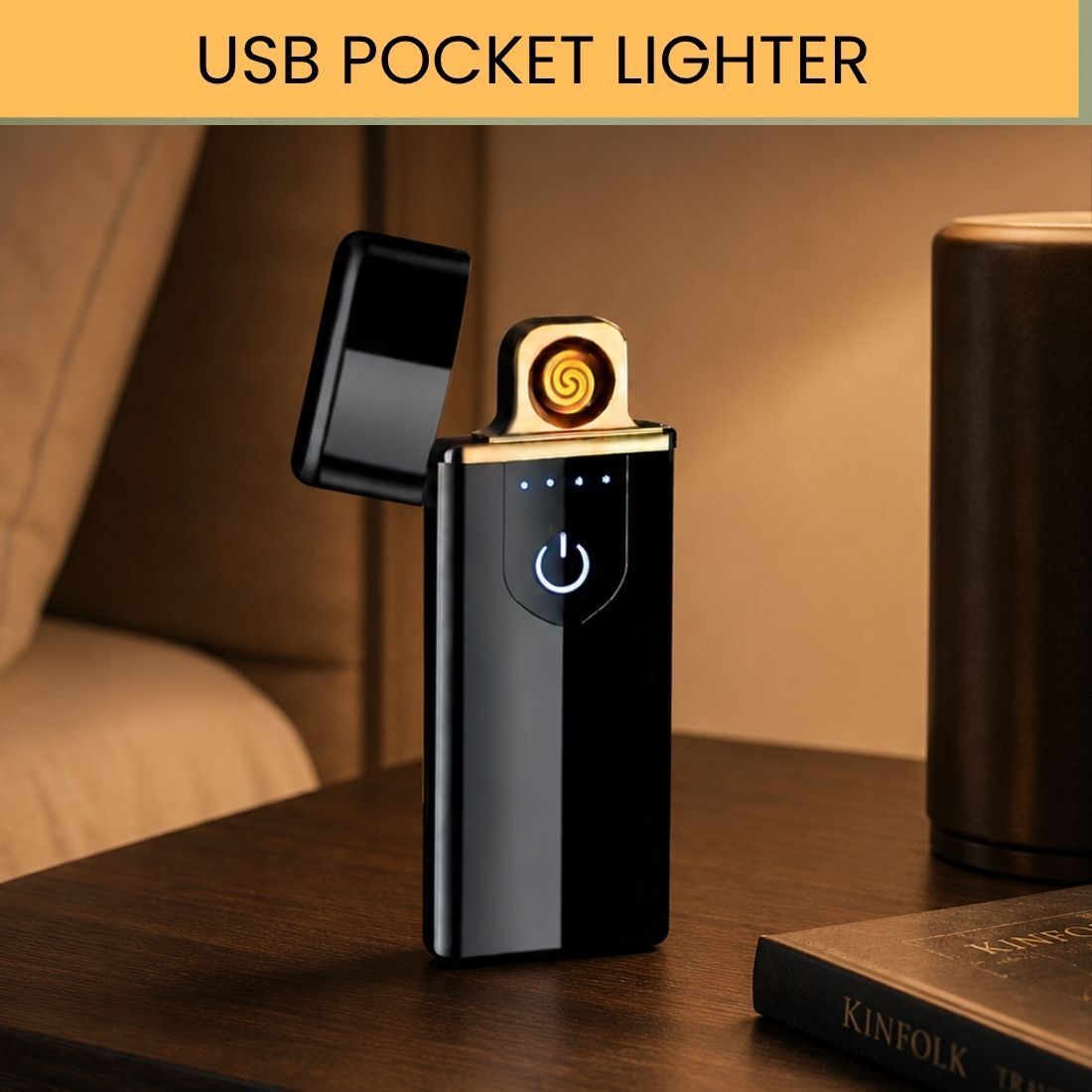 Touch USB Rechargeable Electric Arc Lighter for Everyday Use AZ1 Pocket Lighter-image-28
