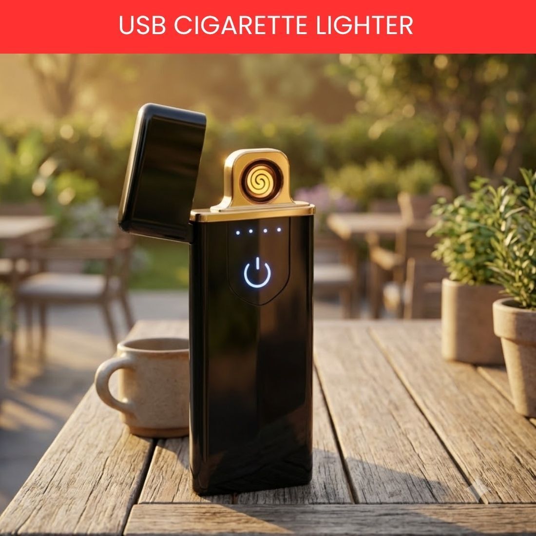 sacro Touch USB Rechargeable Electric Arc Lighter for Everyday Use HC53 Pocket Lighter-picture-15