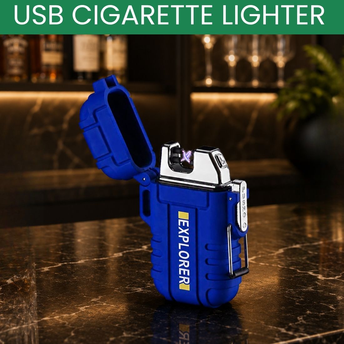 clairbell USB Rechargeable Electric Lighter with Windproof Arc EZ191 Pocket Lighter-picture-35