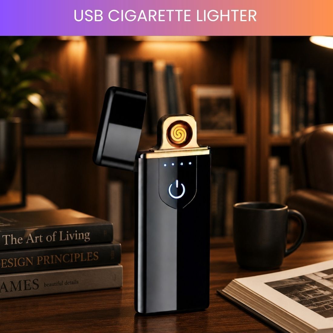 frony Touch USB Rechargeable Electric Arc Lighter for Everyday Use EZ106 Pocket Lighter-picture-15