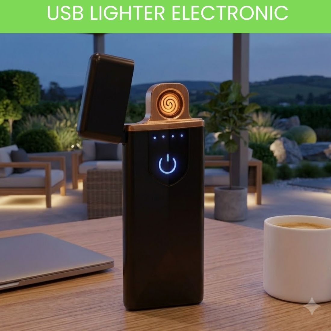 clairbell Touch USB Rechargeable Electric Arc Lighter for Everyday Use DZ451 Pocket Lighter-picture-24