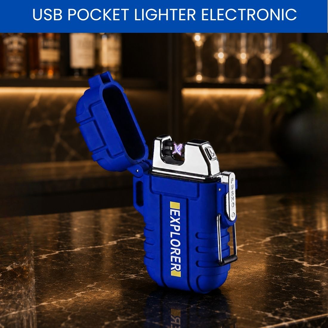 clairbell USB Rechargeable Electric Lighter with Windproof Arc EB395 Pocket Lighter-picture-31