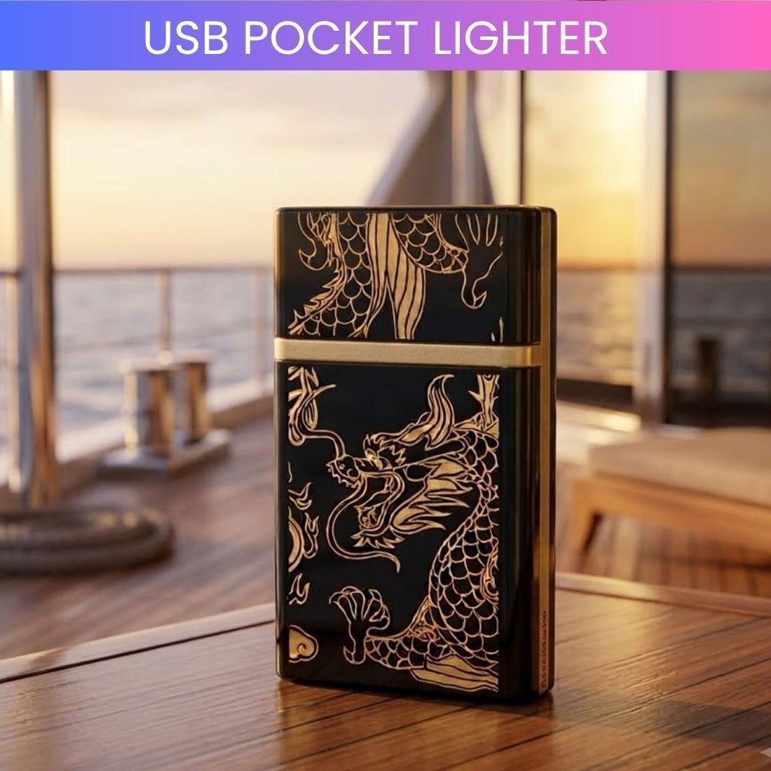 clairbell Portable Windproof Legend Lighter for Camping and Everyday Use VX337 Pocket Lighter-picture-4
