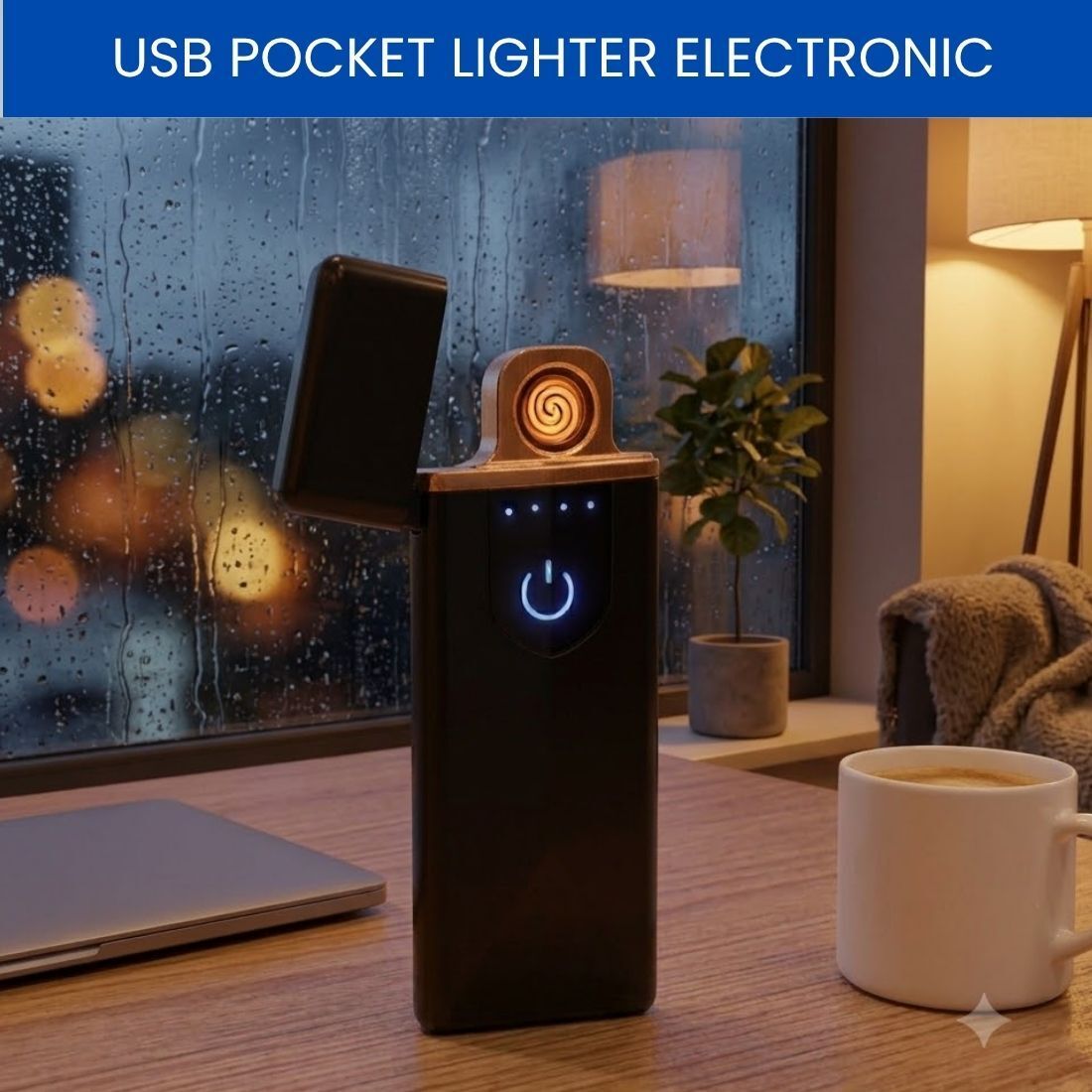 clairbell Touch USB Rechargeable Electric Arc Lighter for Everyday Use SX102 Pocket Lighter-picture-1