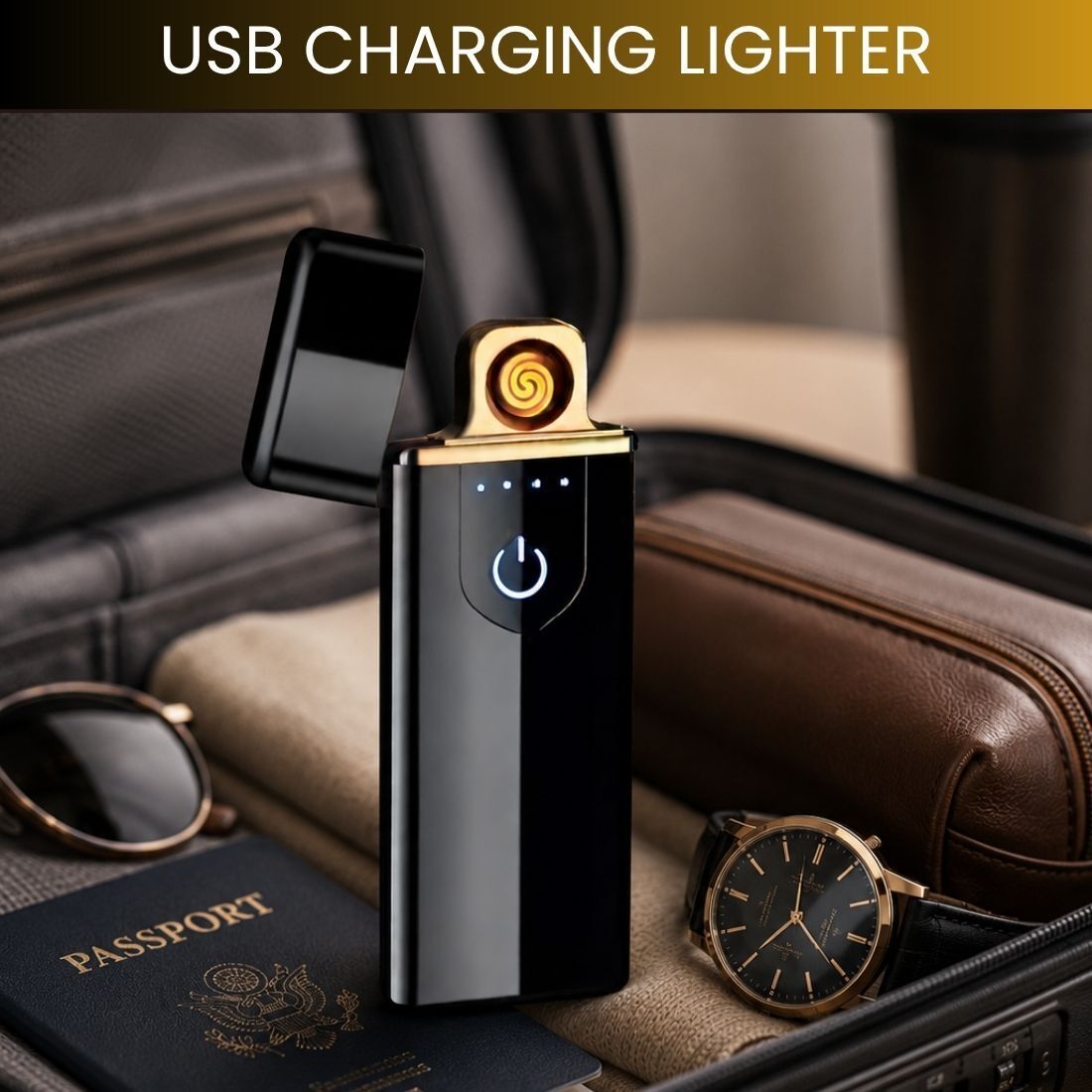 guggu Touch USB Rechargeable Electric Arc Lighter for Everyday Use CC168 Pocket Lighter-picture-13