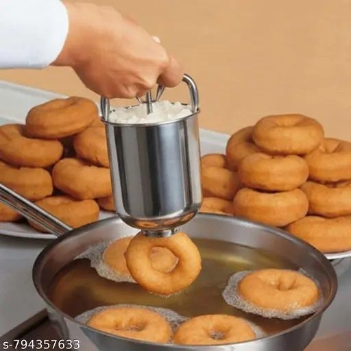 Stainless Steel Medu Vada Maker & Donut Press Machine Vada Maker-image-34