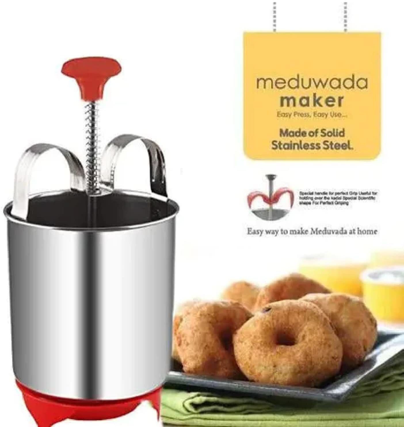 Stainless Steel Vada Maker with stand Vada Maker