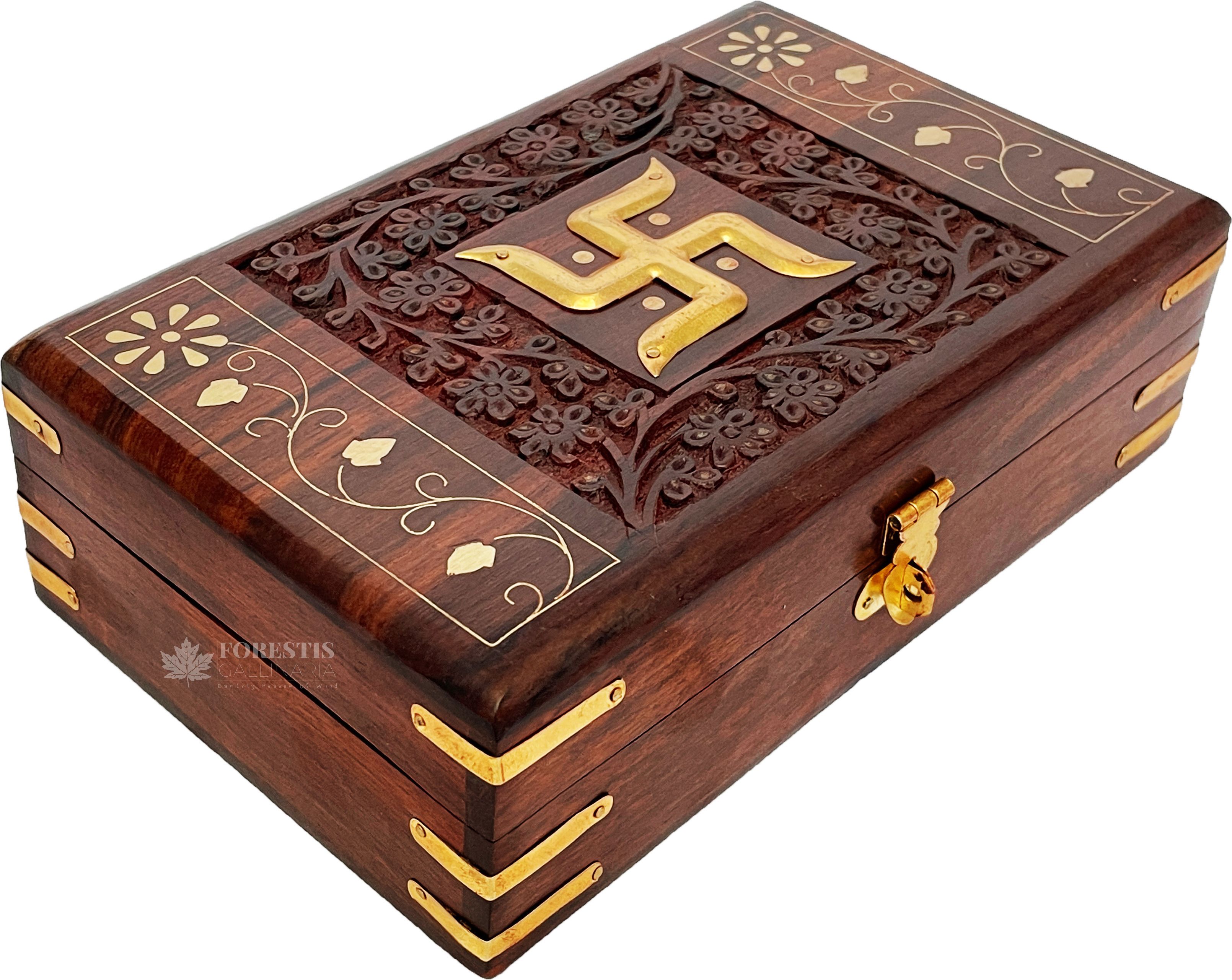 Wooden OM for Good Luck| Vanity Box| Jewellery Box For Gold, Cash, Money Cash Box