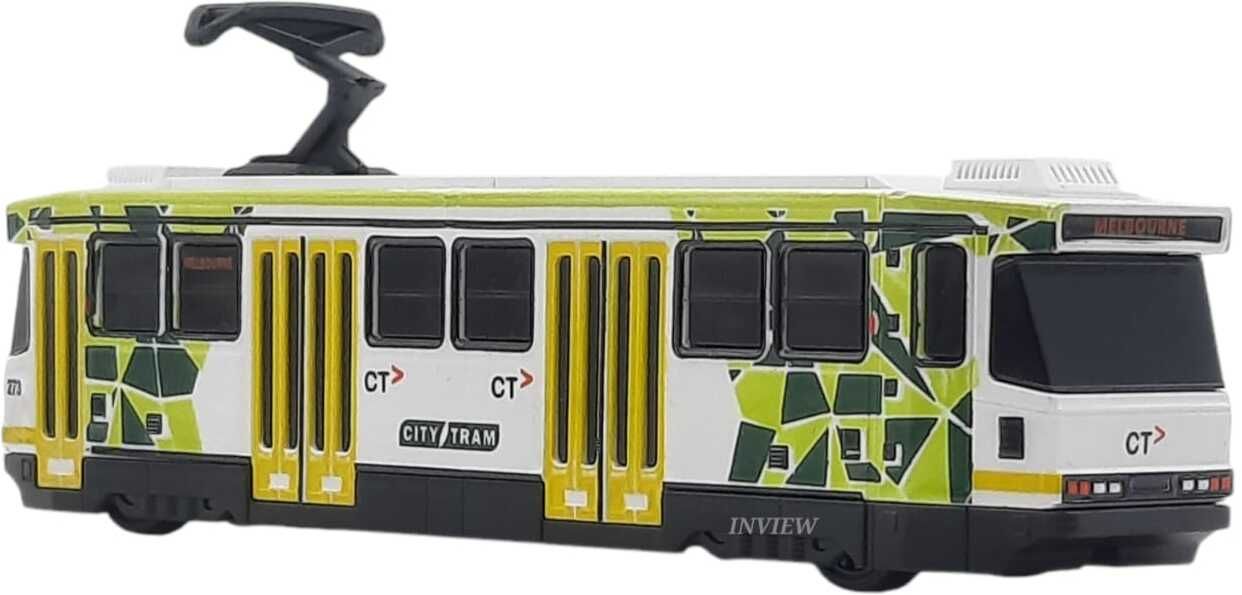 shree jee CITY TRAM MELBOURNE METRO TRAIN PUBLIC TRANSPORT PULL BACK TOY-picture-24