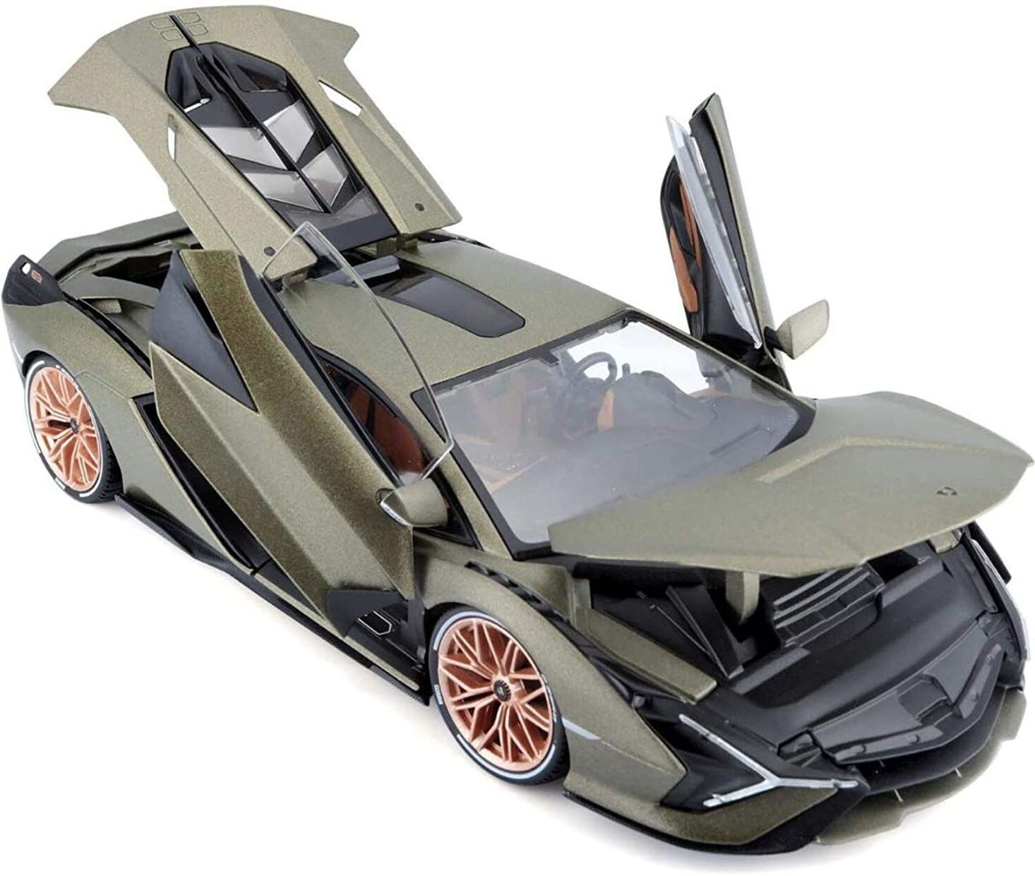 1:32 scale Lamborghinisian Die cast Alloy Metal Car Model Pull Back Car for Children Toys Light & Sound, Openable Hood, Trunk and Doors Best Gift for Boys and Girls Best Gift Your Child(4 color Design Available 1 Design Sending-image-11