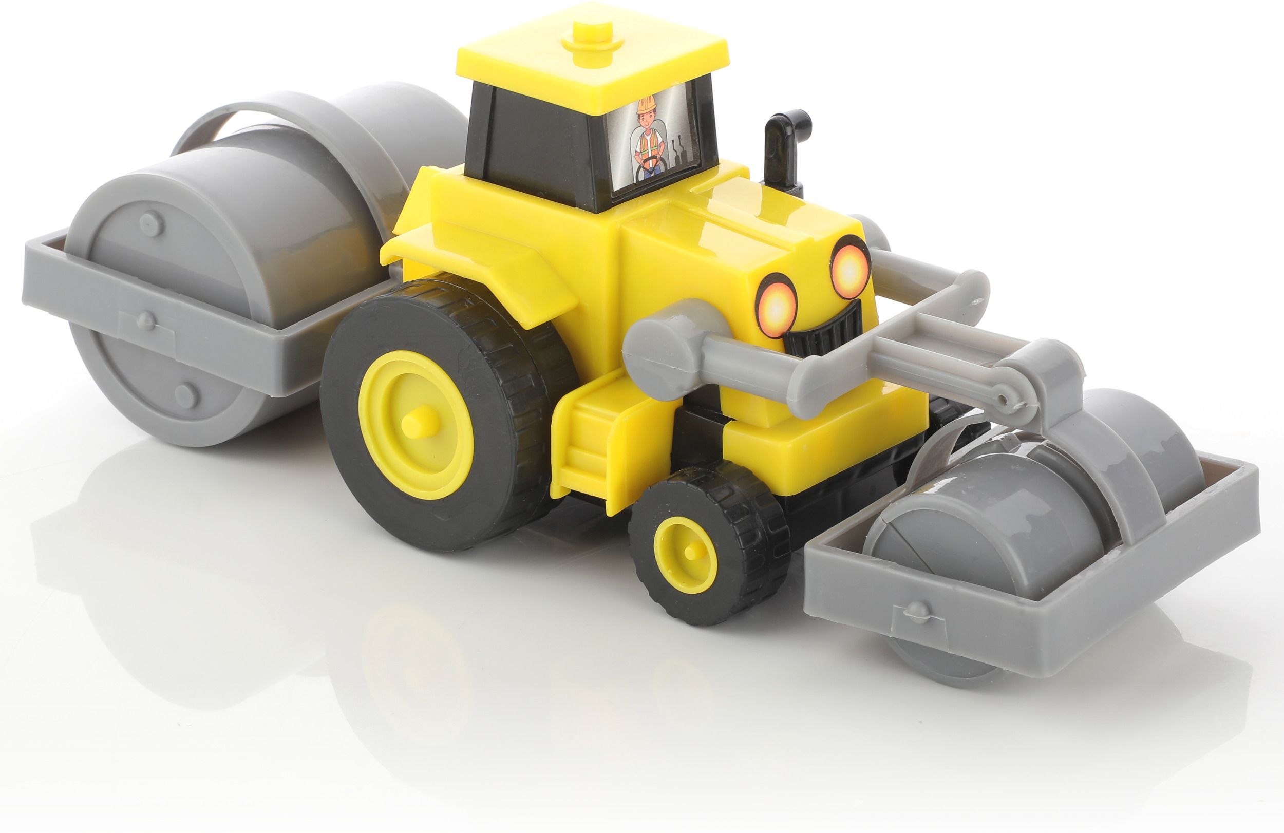 Plastic Road Roller Realistic Construction Vehicle for Kids' Play and Learning-image-30
