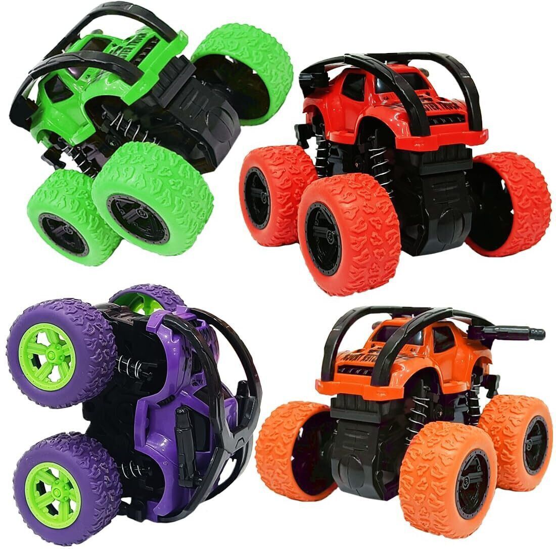Monster Truck Tractor Push n Go Friction Powered 360|Children Gift Toys-image-21
