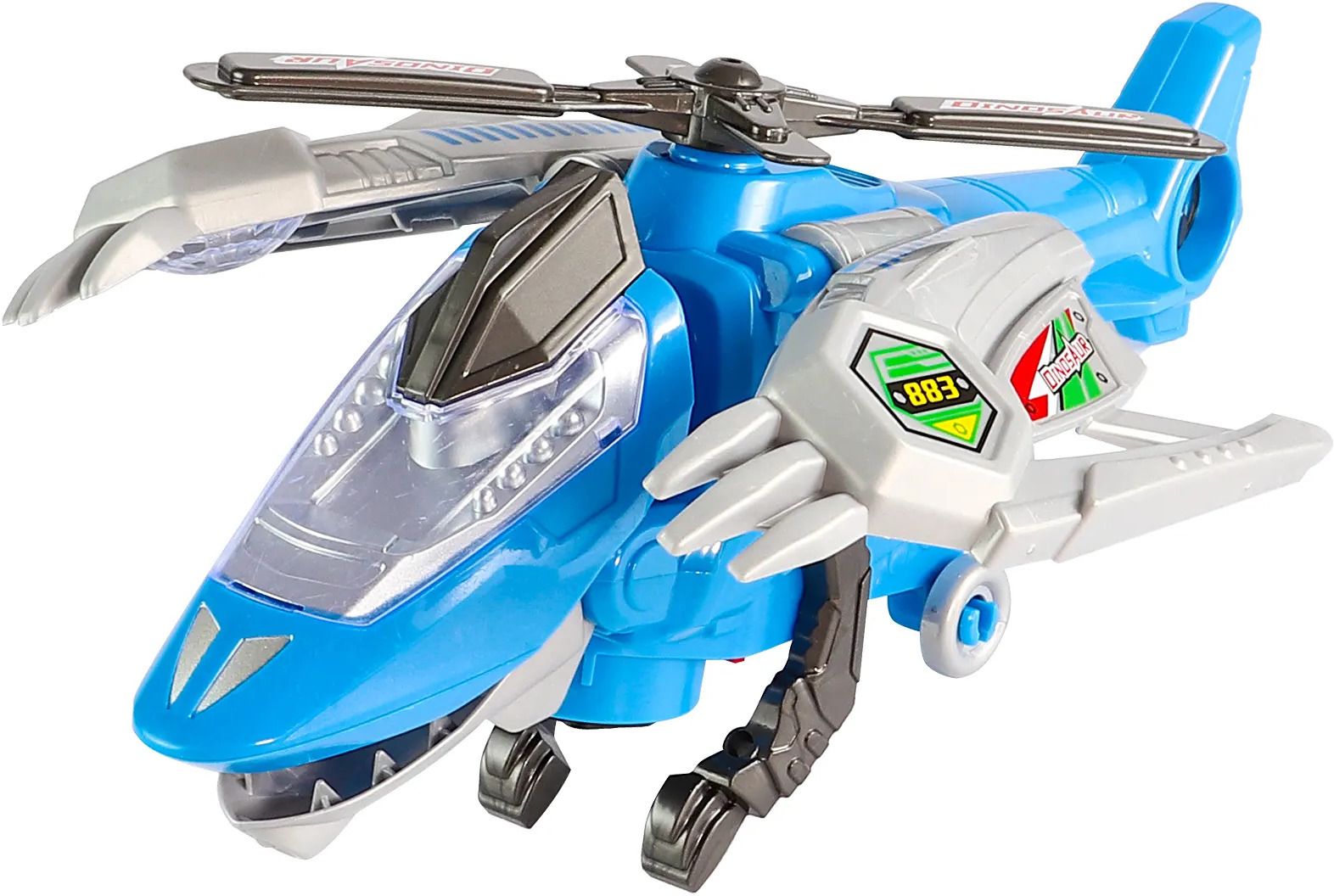 Deformation Robot Helicopter Toy for Kids| Boys |Girls with Light & Music .-image-46