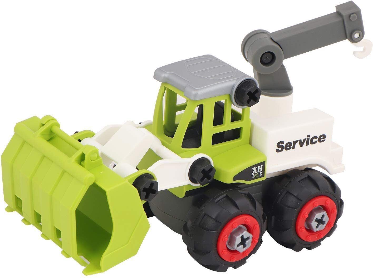 DIY Plastic Toy Vehicles Set - Assembly Toy Farm Truck Construction Set-image-41