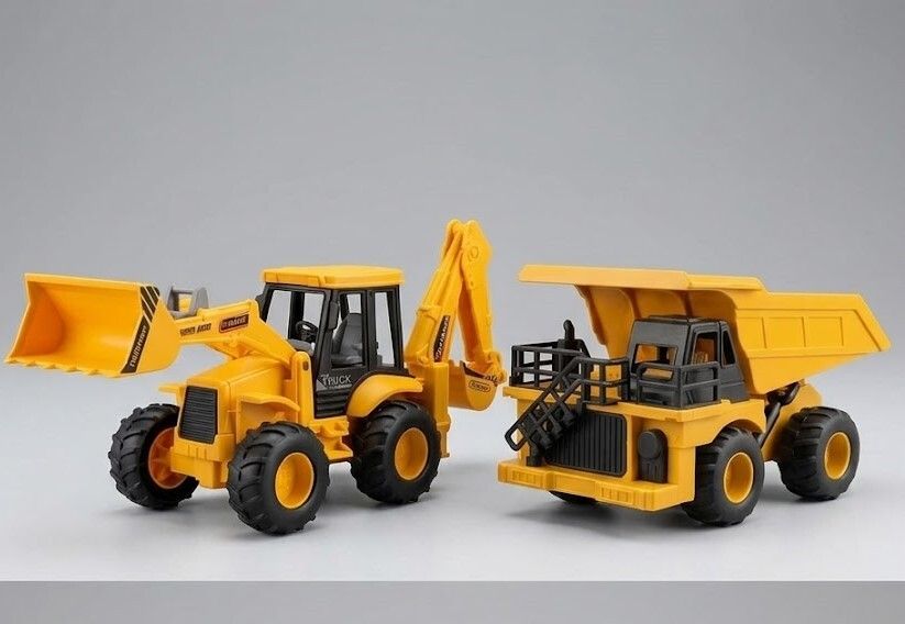 panda nest JCB Bulldozer & Dumper Truck Toy Combo| Construction Vehicle Toy for Kids-picture-19