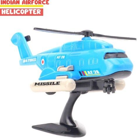 INDIAN AIRFORCE HELICOPTER Miniature Pull Back HELICOPTER with Doors Openable