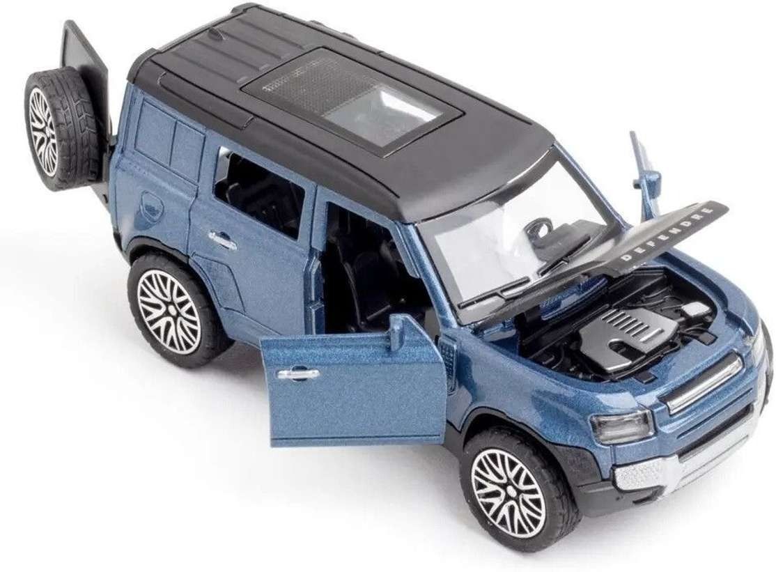 Defender Simulation Metal Car – Collector’s Scale Model, Openable Door-image-19