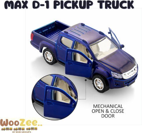 centy MAX D-1 PICKUP TRAILBLASTER TRUCK TOY||PULLBACK ACTION||DOORS&TAILGATE OPENABLE-picture-12