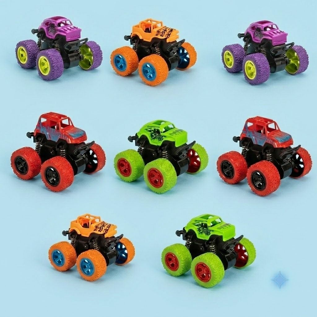 aarti impex Mini Off Road Friction Truck with Heavy Monster Wheels-picture-19
