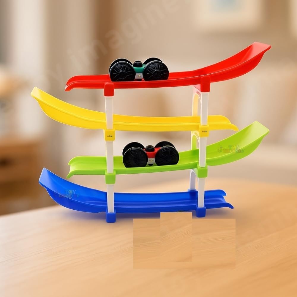 Ramp Track Toy with Durable Plastic Build