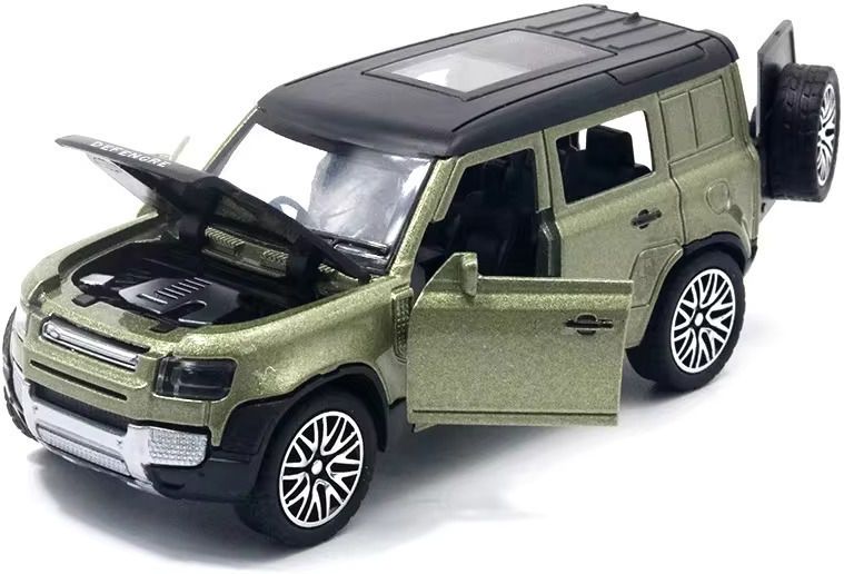 Land Rover Defender 1:36 Diecast Model With Openable Doors and Bonnet for Kids