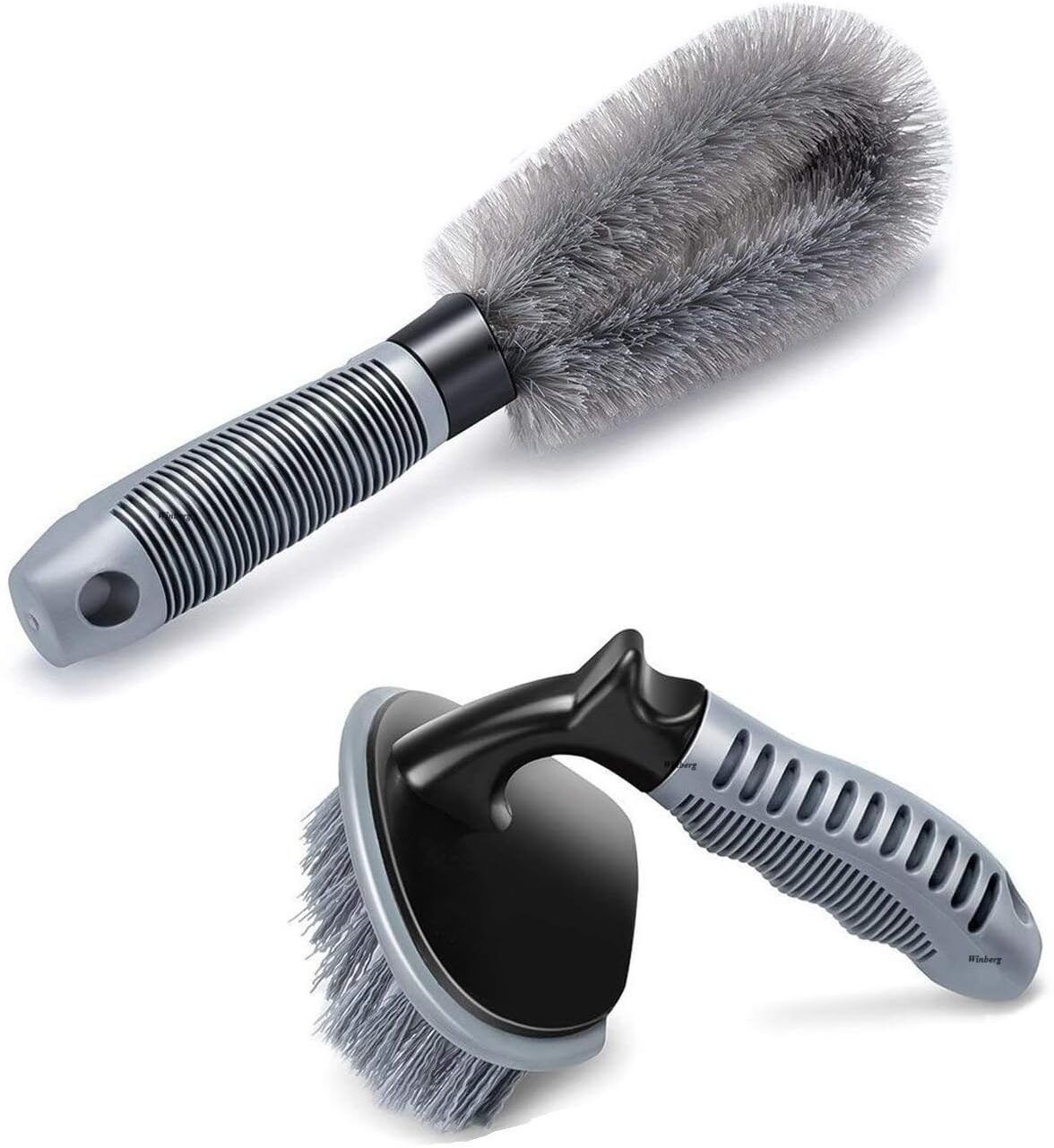 sharpnal 2 Pcs Tyre and Alloy Wheel Cleaning Brush 2 Pcs Tyre and Alloy Wheel Cleaning Brush Vehicle Interior Cleaner-picture-4