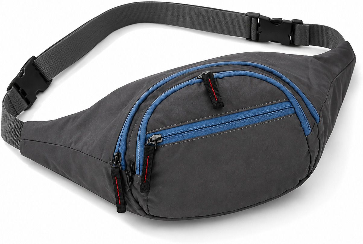 FLIKKER Stylish Unisex Polyester Waist Bag | Water-Resistant Crossbody Chest Bag Unisex Polyester Waist Bag-image-45