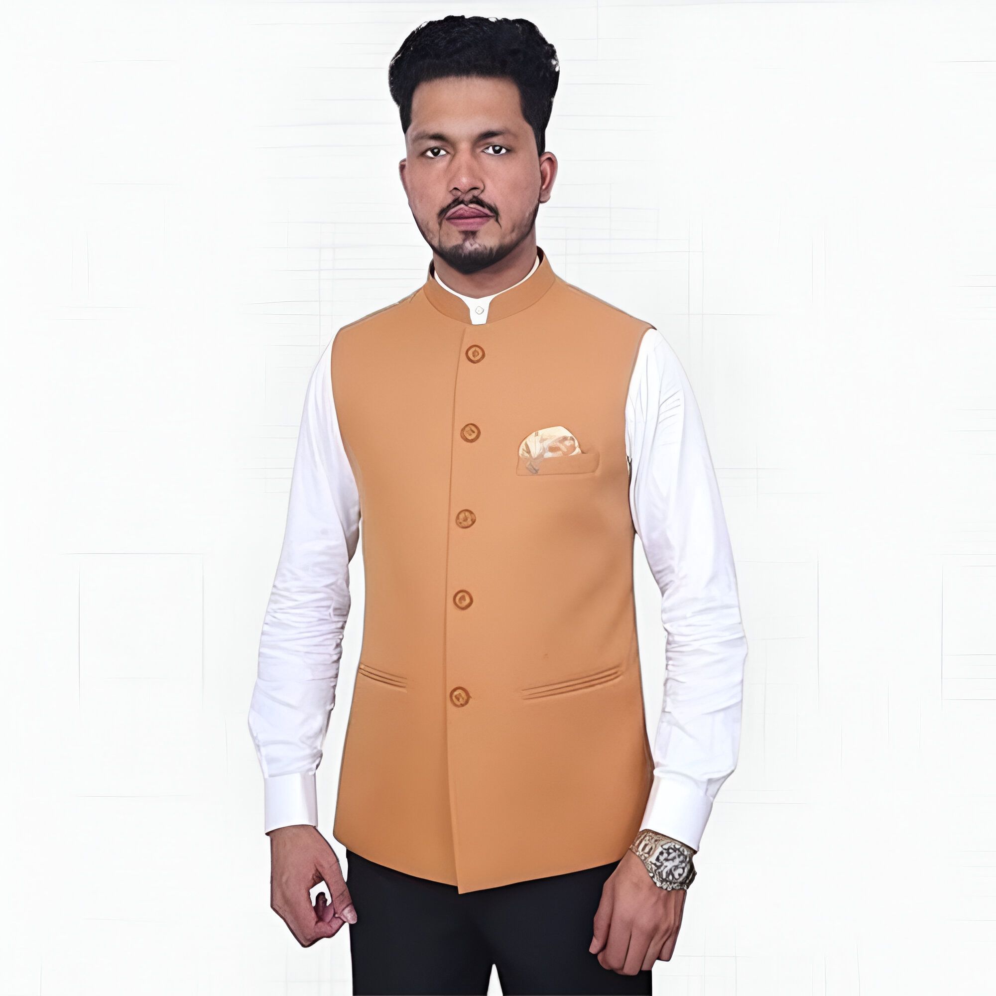 risani Solid Men Waistcoat-picture-18