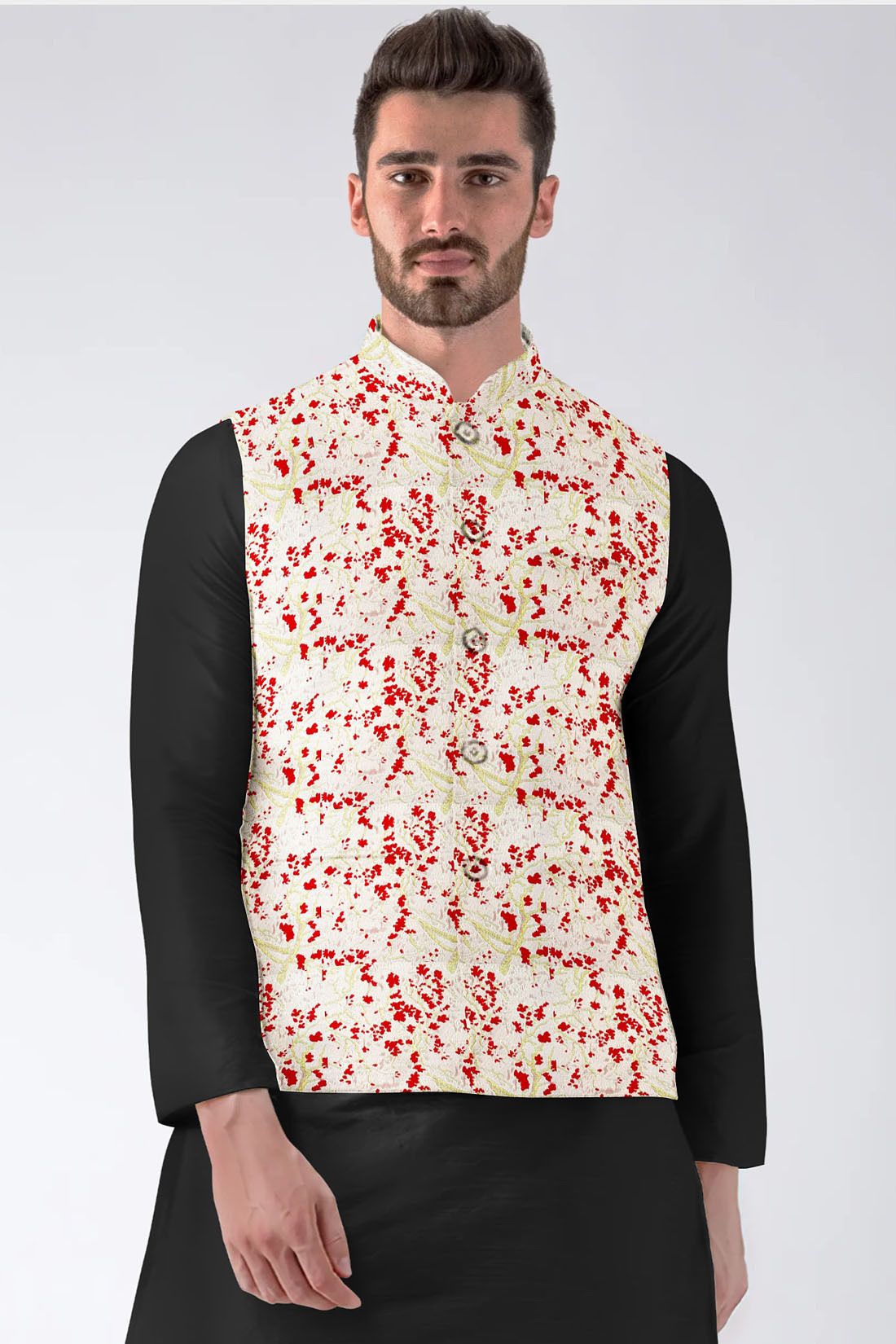 shriyam Printed Men Waistcoat-picture-31