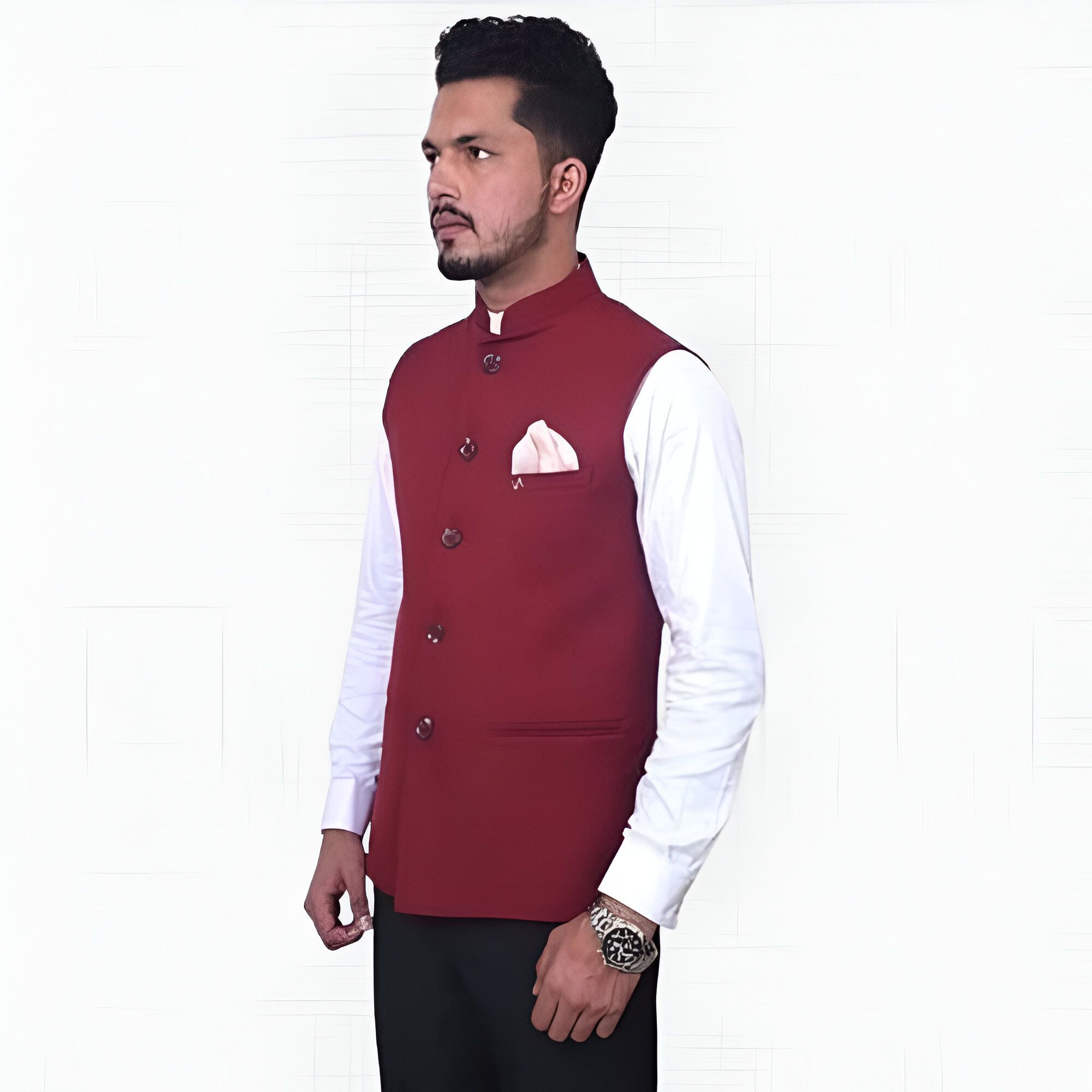 risani Solid Men Waistcoat-picture-22