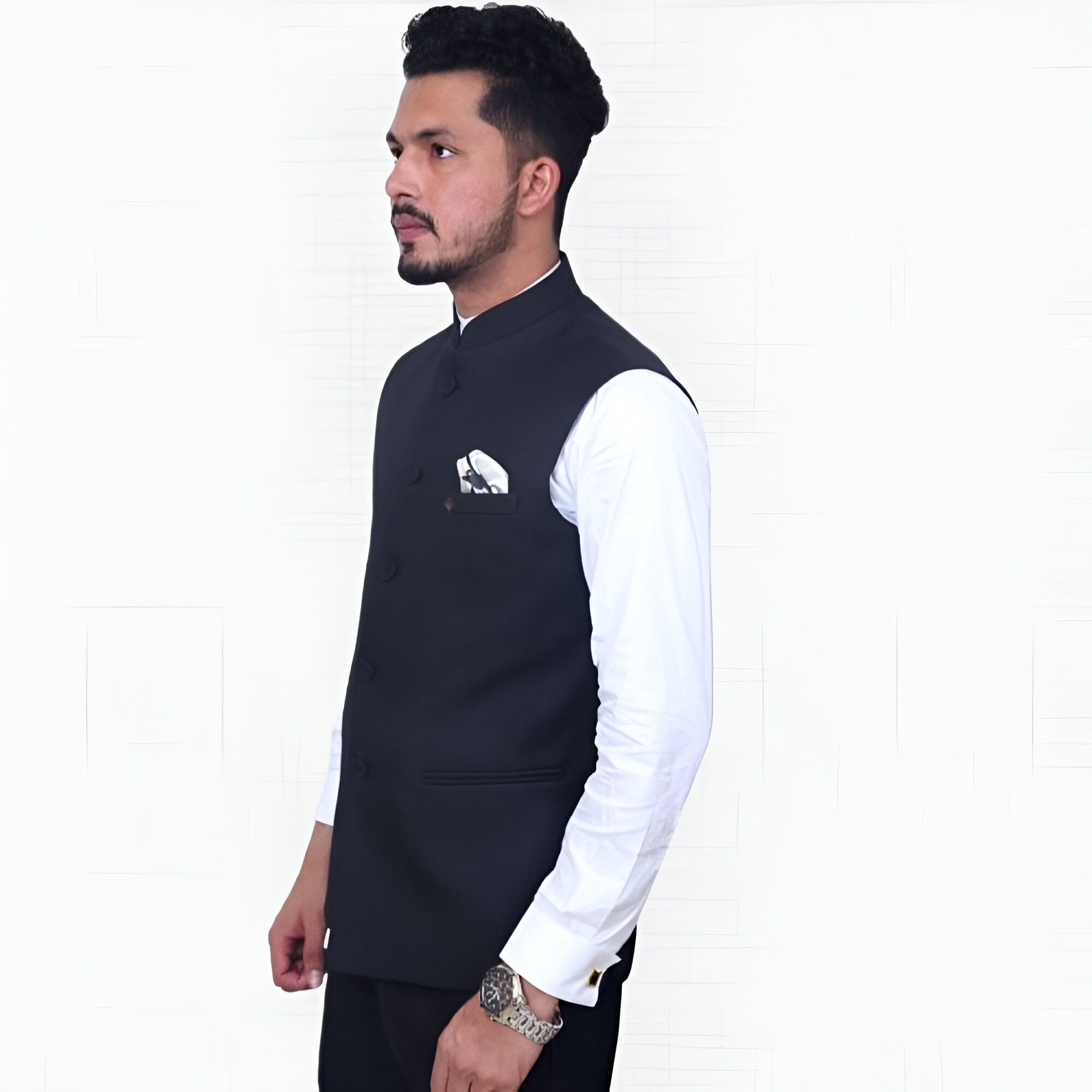 risani Solid Men Waistcoat-picture-20