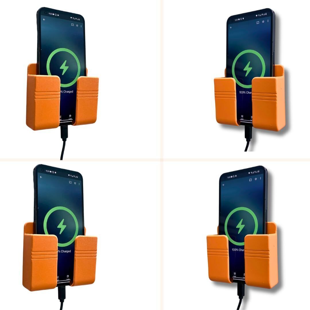Flipkart SmartBuy Wall Stand for Charging Hook Phone Cellphone Hanging |Set OF 4 Mobile Holder-image-49