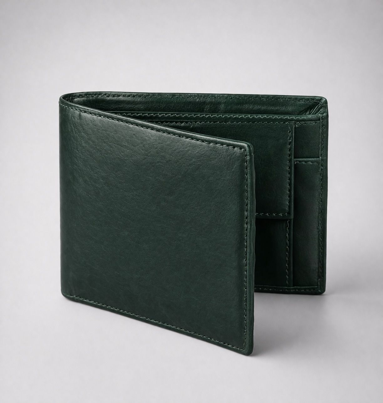 Men Casual Green Artificial Leather Wallet-image-38