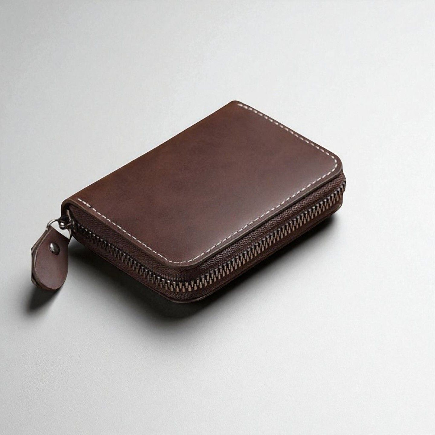 metronaut Men Casual, Formal Brown Genuine Leather RFID Card Holder-picture-48