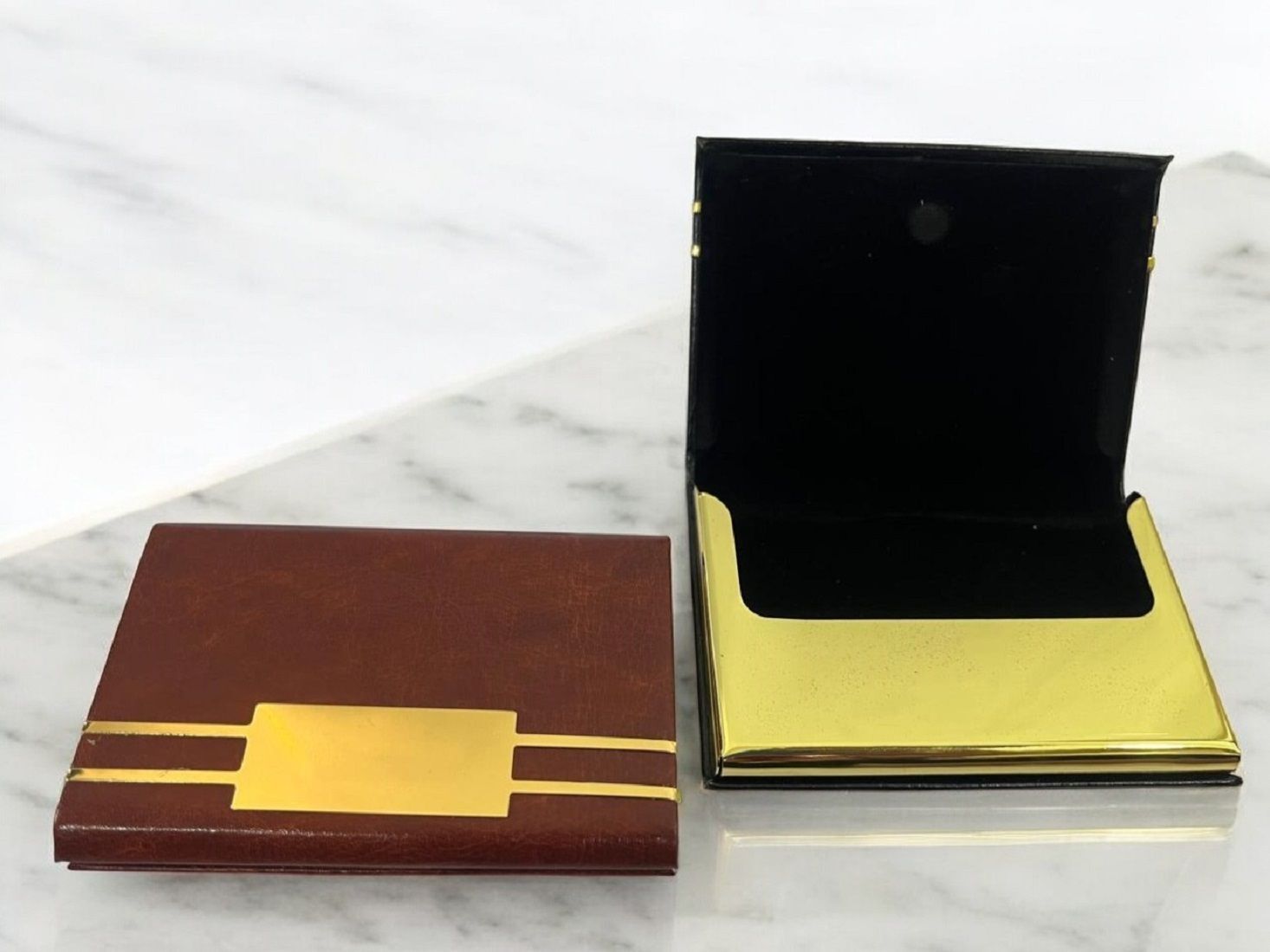 metronaut Men Casual, Formal Brown Genuine Leather RFID Card Holder-picture-20