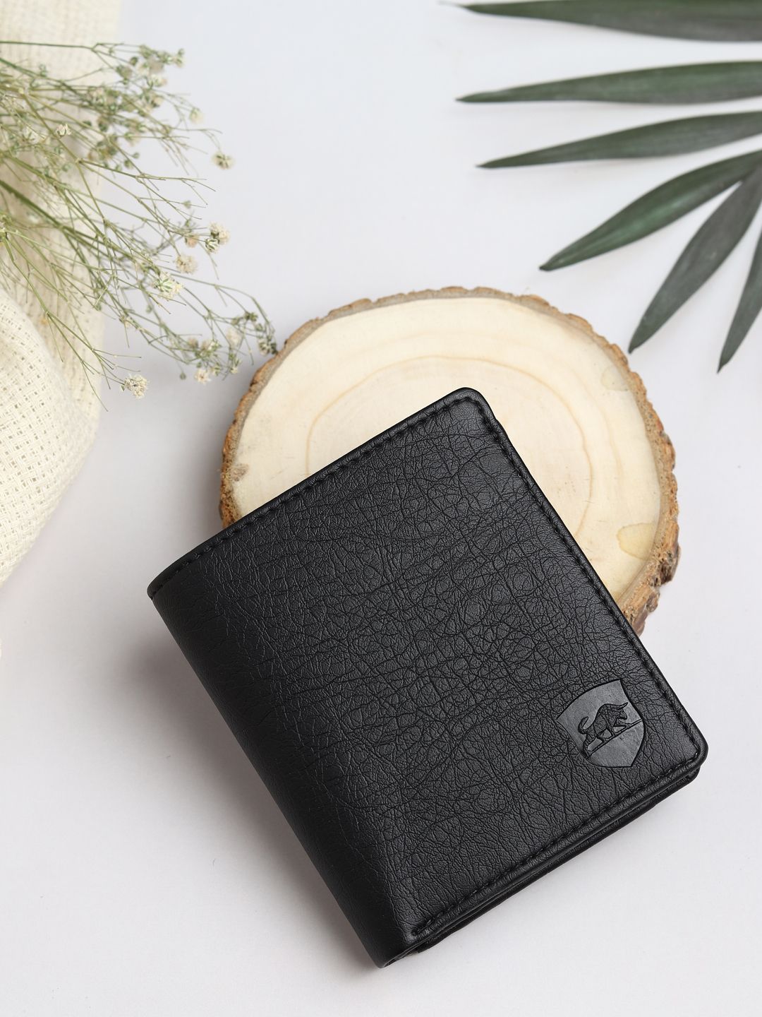 Men Formal Black Artificial Leather Wallet - Mini-image-23