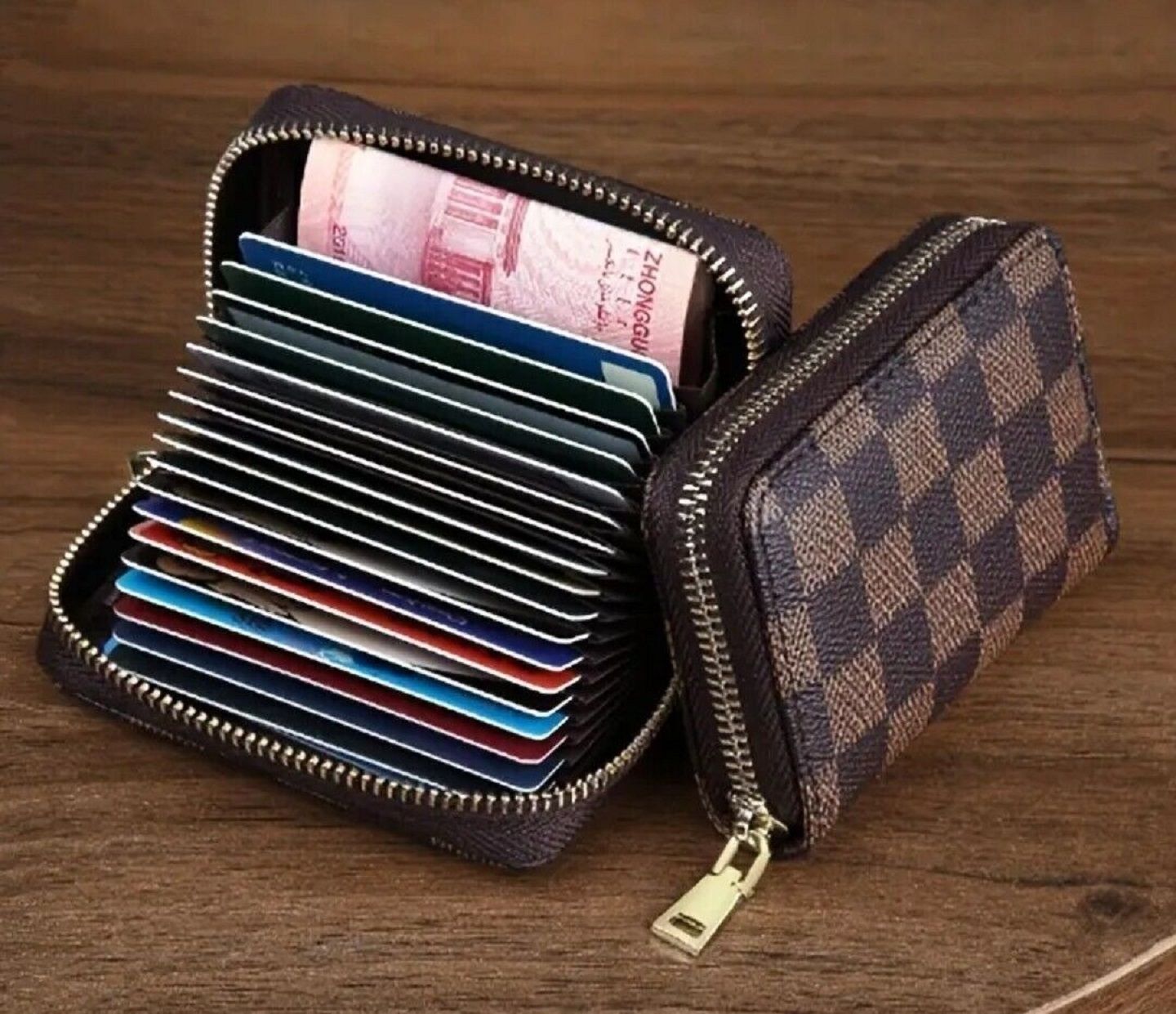 metronaut Men Casual, Formal Brown Genuine Leather RFID Card Holder-picture-38